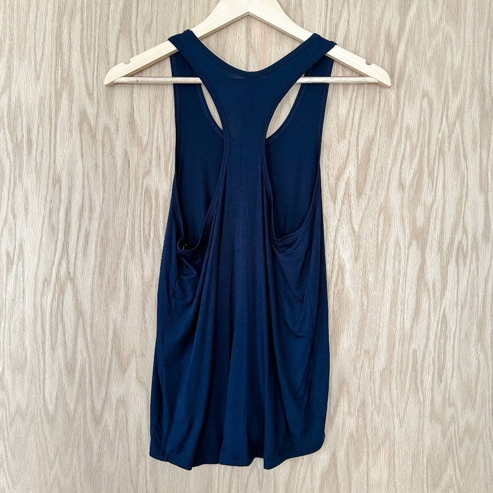 JoyLab Racerback Navy Blue Tank Top - Picture 5 of 6